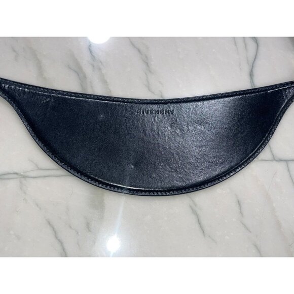 Givenchy Small Cut Out Bag in Black Leather Unisex Shoulder Handbag Purse - Picture 8 of 16